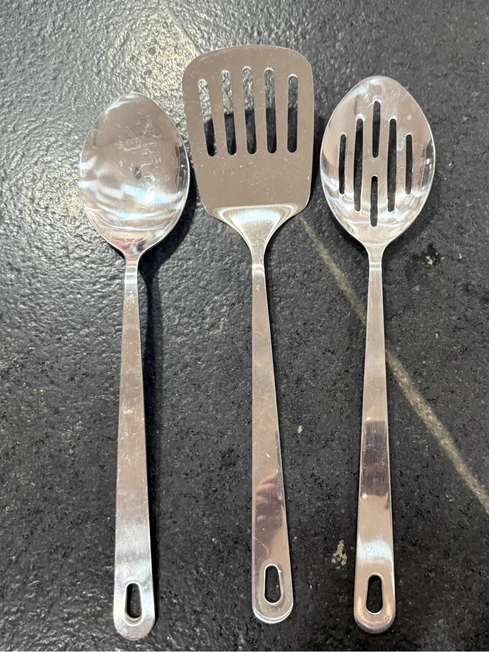 Wolfgang Puck Café Collection Stainless Steel Utensils Set of 3